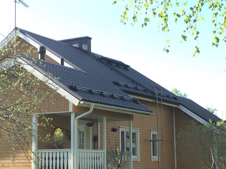 Eramu katusetööd Joroinenis.